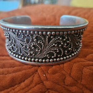 Lois Hill sterling silver cuff bracelet